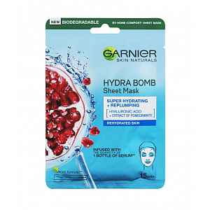 Garnier Super hydratační vyplňující maska Moisture&Aqua Bomb (Skin Tissue Superhydrating Mask)  32 g