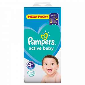 Pampers Active Baby Mega Pack S4+ 120ks