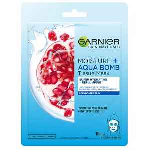 Garnier Super hydratační vyplňující maska Moisture&Aqua Bomb (Skin Tissue Superhydrating Mask)  32 g