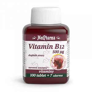 MedPharma Vitamin B12 (kyanokobalamin) 500 µg 107 tablet
