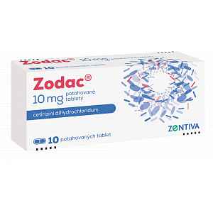 Zodac 10mg potažené tablety 10ks