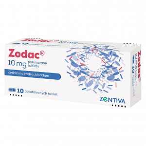 Zodac 10mg potažené tablety 10ks