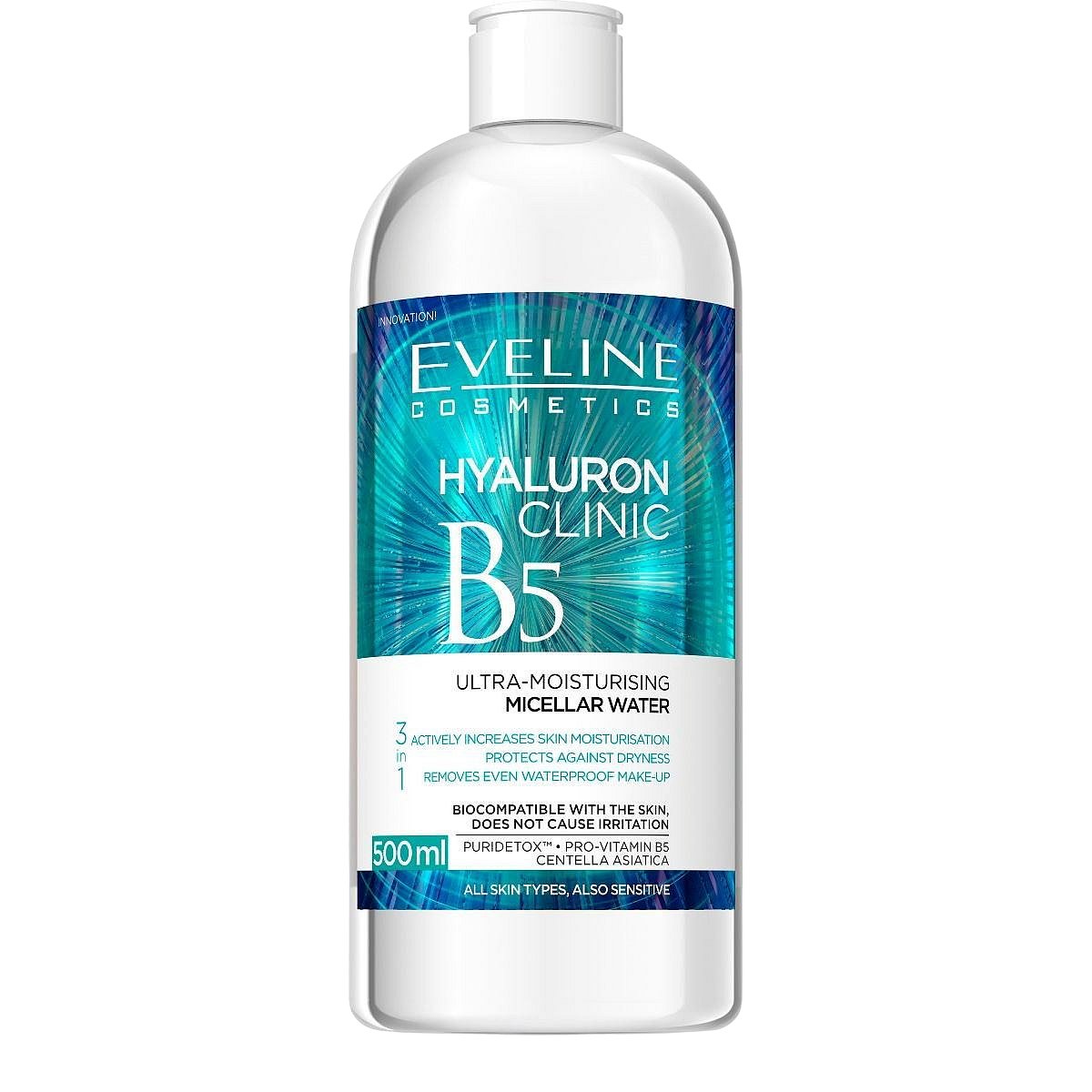 Eveline Hyaluron Clinic micelární voda 500ml