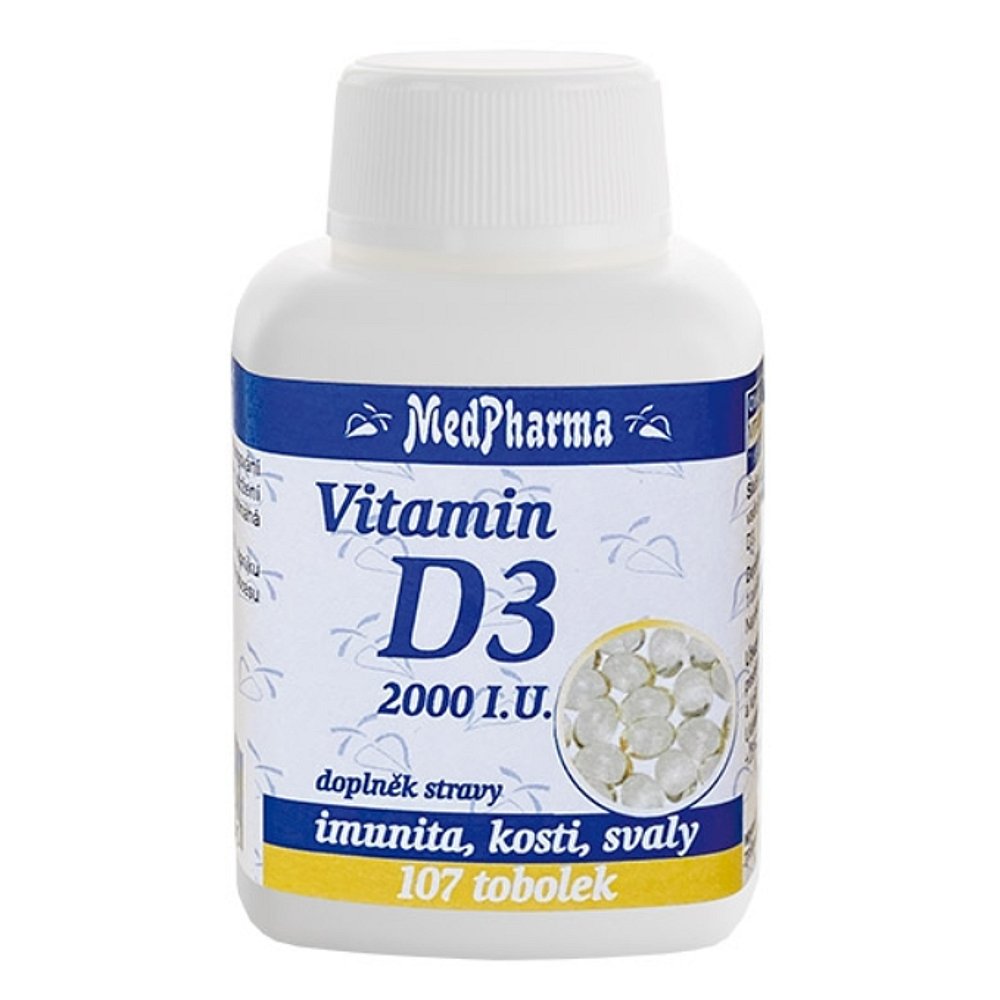 MEDPHARMA Vitamin D3 2000 I.U. 107 tobolek