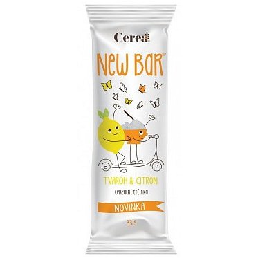 New Bar Cereální tyčinka tvaroh a citron 28g