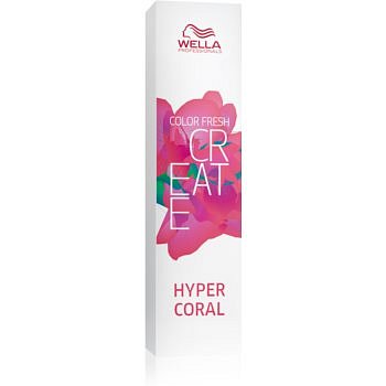 Wella Professionals Color Fresh Create vymývající se barva na vlasy odstín Hyper Coral 60 ml