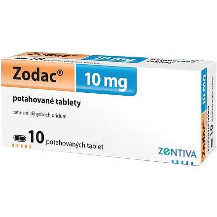 Zodac 10mg potažené tablety 10ks