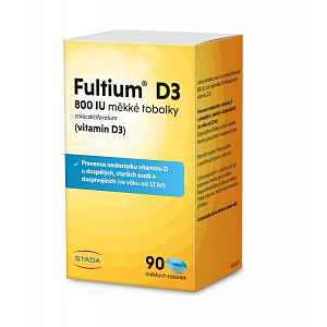 Fultium D3 800 IU 90 měkkých tobolek