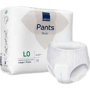 ABENA PANTS BASIC L0 KALHOTKY ABSORPČNÍ NAVLÉKACÍ, PRODYŠNÉ, BOKY 100-1