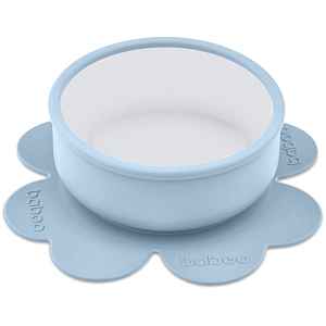Baboo Silicone Bowl silikonová miska s přísavkou Blue Haze, 6m+ 1 ks