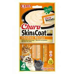 Churu Cat Skin&coat Chicken Recipe 4x14g