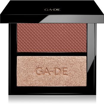GA-DE Velveteen paletka na tvář odstín 46 Blush & Glow 7,4 g