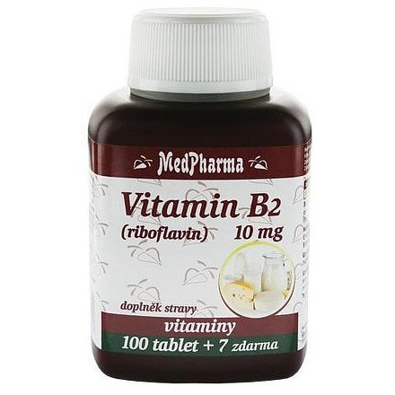 MedPharma Vitamin B2 (riboflavin) 10 mg 107 tablet