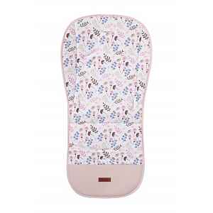 SENSILLO Oboustranná vložka do kočárku, velvet, bavlna, Vétvičky, béžové