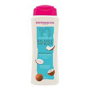 Dermacol Revitalizační tělové mléko Balance My Body Coconut Oil (Moisturising & Silkening Body Milk)  400 ml