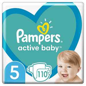 Pampers Active Baby Mega Pack S5 110ks
