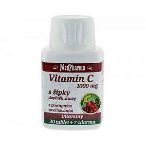 MedPharma Vitamín C 1000 mg s šípky tablety 37 prod.úč.