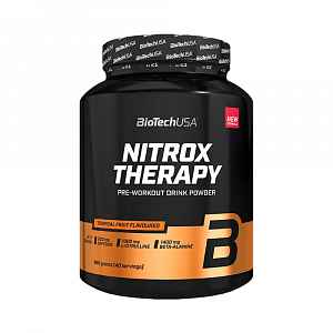 BioTech USA Nitrox Therapy 680g - modrý hrozen