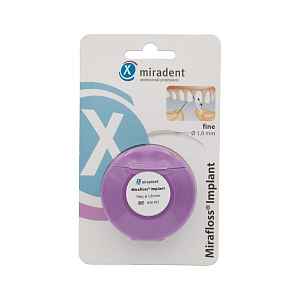 Miradent Mirafloss Implant Fine zubní nit 45 ks