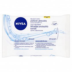 Nivea Micelární čistící pleťové ubrousky 3v1 pro všechny typy pleti 25 ks