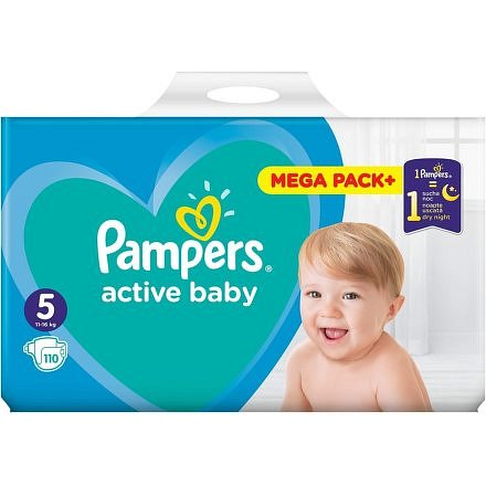 Pampers Active Baby Mega Pack S5 110ks