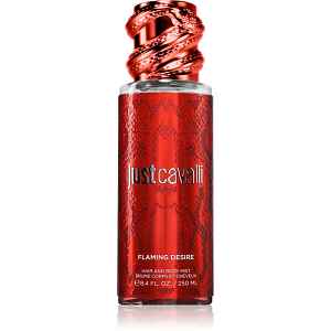 Roberto Cavalli Just Cavalli Mistflaming Desire parfémovaný sprej na tělo a vlasy pro ženy 250 ml