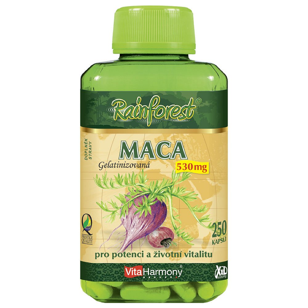 VITAHARMONY XXL Maca 530 mg 250 kapslí