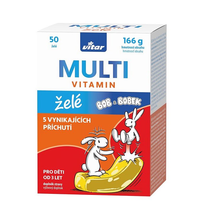 Vitar Kids Multivitamin želé 50 ks