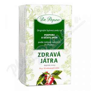 Dr.popov čaj Zdravá Játra 20x1.5g