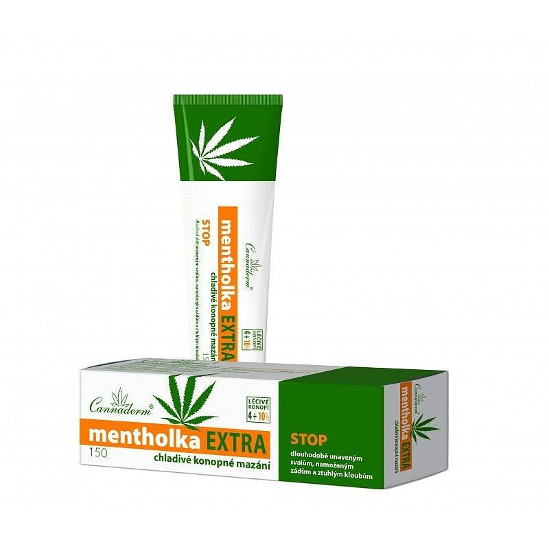 Cannaderm Mentholka EXTRA konopné mazání 150ml - II.jakost