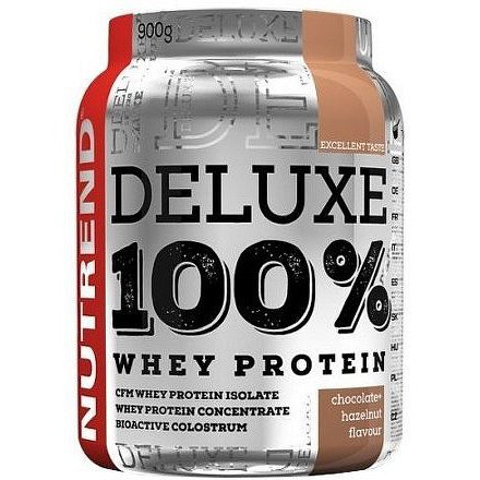 DELUXE 100% WHEY 900 g čokoláda+lískový ořech