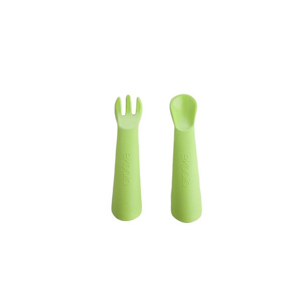 eKiko BIO plast příbor set, zelený