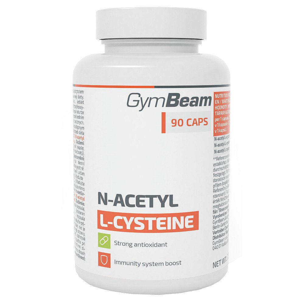 GymBeam N-acetyl L-cystein 90 kapslí