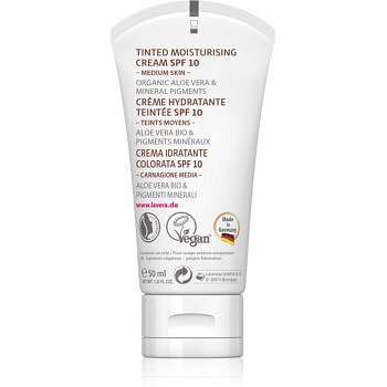 Lavera Basis Sensitiv tónovací hydratační krém SPF 10 odstín Medium 50 ml