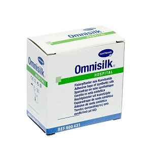 Omnisilk náplast bílé hedvábí na cívce