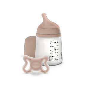 Suavinex Zero Zero Antikoliková láhev a dudlík Medium 0m+ 2 ks