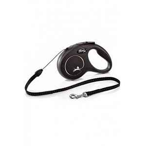 Vodítko Flexi Classic New S Lanko 5m/12kg černá