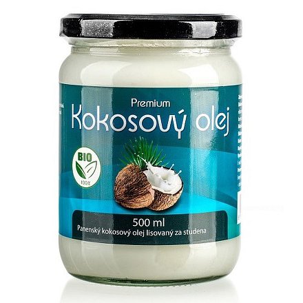 Allnature Kokosový olej BIO 500 ml