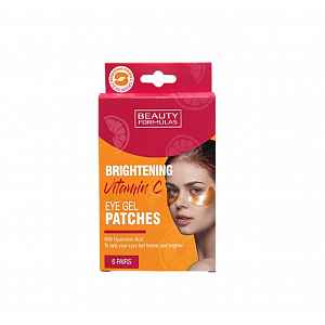 Beauty Formulas Rozjasňující gelové masky pod oči s vitaminem C 6 párů