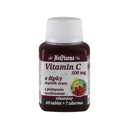 MedPharma Vitamín C 500 mg s šípky tablety 37 prod.úč.