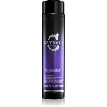 TIGI Catwalk Fashionista fialový šampon pro blond a melírované vlasy  300 ml