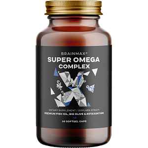 BrainMax® Super Omega Complex, 60 softgel kapslí