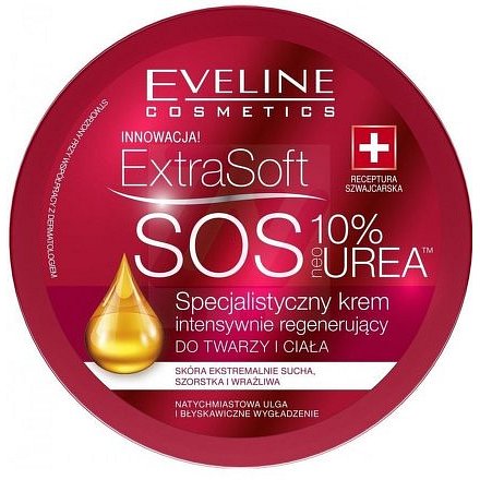 Eveline Cosmetics Extra Soft SOS intenzivní regenerační krém na tělo a obličej 175 ml