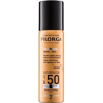 Filorga UV-Bronze ochranná hydratační a osvěžující mlha proti příznakům stárnutí pleti SPF 50  60 ml