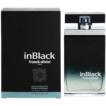 Franck Olivier In Black Pour Homme toaletní voda pro muže 75 ml