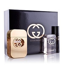 Gucci Guilty Dárková sada dámská toaletní voda 75 ml, sprchový gel Guilty 100 ml a miniaturka Guilty dámská toaletní voda 7,4 ml