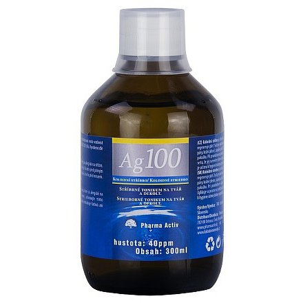 Koloidní stříbro Ag100 40ppm 300ml