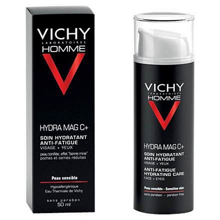 Vichy Hydra mag C Hydratační péče na pleť a oční okolí proti známkám únavy 50 ml