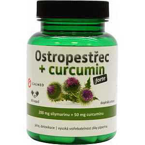 Galmed Ostropestřec forte + cucumin 60 kapslí