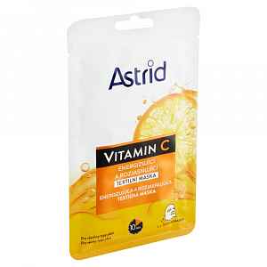 Astrid Energizující a rozjasňující textilní maska Vitamin C  1 ks